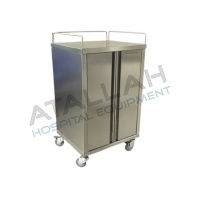 Clean Linen Transport Trolley - Closed 2 Panels