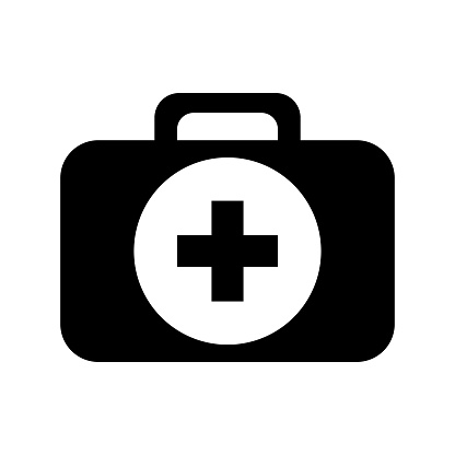 First Aid Kit Icon Typically Represents Collection Supplies Equipment Used  Stock Vector by ©IconsHome 652805988